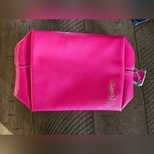 NWOT Yves Saint Laurent Pink Cosmetic Bag